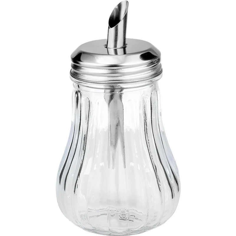 Сахарница с дозатором 250мл  LARA, стекло (LR08-30)