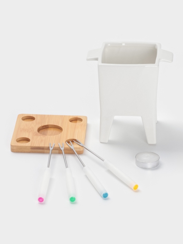 Набор для фондю BellaTenero, 11.5×14.5 см, 4 шпашки Набор для фондю BellaTenero, 11.5×14.5 см, 4 шпашки