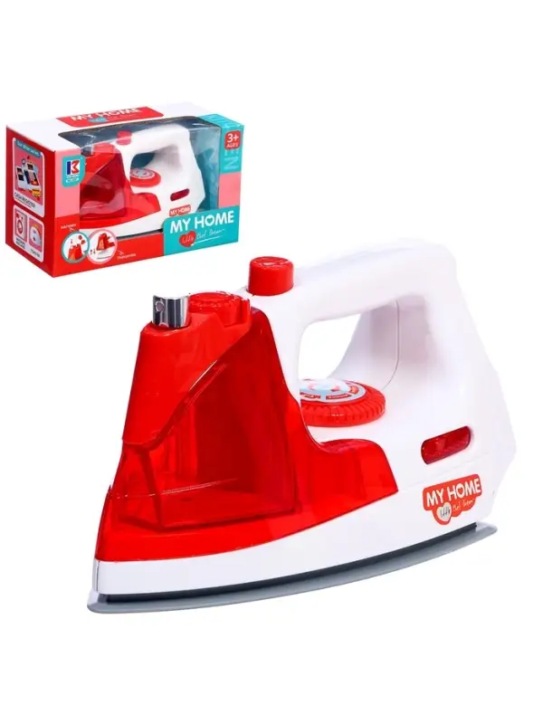 Бытовая техника &laquo;Утюг: Мой Дом&raquo;, свет, звук, распыляет воду