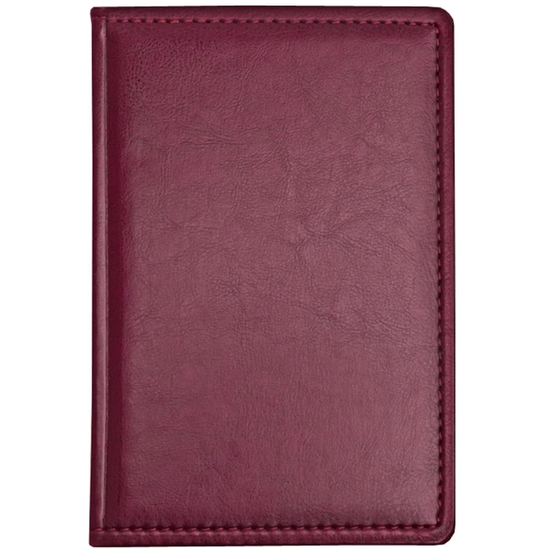 Ежедневник недатированный бордо, А6,100x150, 320стр, Agenda