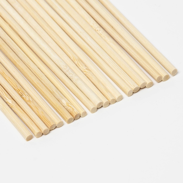 Набор деревянных палочек - дюбелей для кондитерских изделий Доляна, 30 см, d=2 мм, 20 шт Набор деревянных палочек - дюбелей для кондитерских изделий Доляна, 30 см, d=2 мм, 20 шт