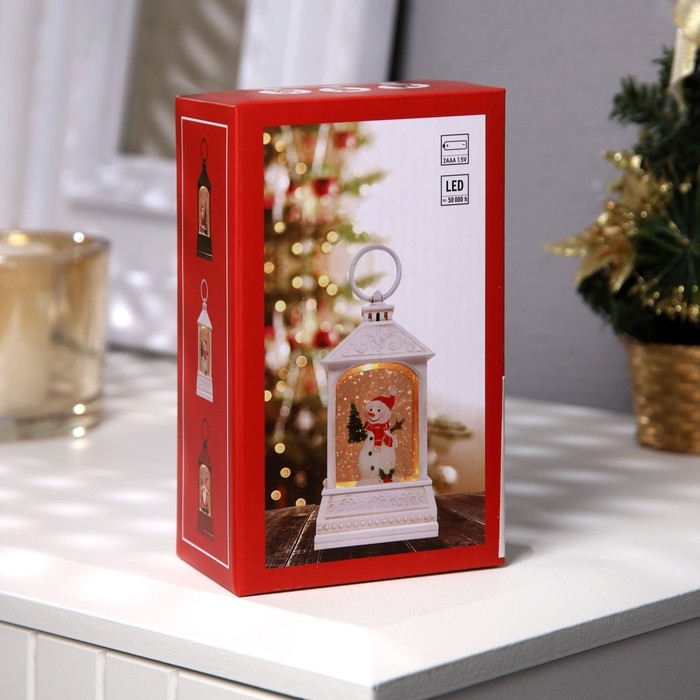 Светодиодная фигура «Снеговик» 7.5 × 13 × 4.3 см, пластик, батарейки АААх2 (не в комплекте), свечение тёплое белое Светодиодная фигура «Снеговик» 7.5 × 13 × 4.3 см, пластик, батарейки АААх2 (не в комплекте), свечение тёплое белое