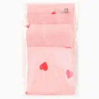 Платки носовые детские &laquo;Крошка Я&raquo; Pink Heart, 20&times;20 см, набор 6 шт., муслин, 100 % хлопок, розовые