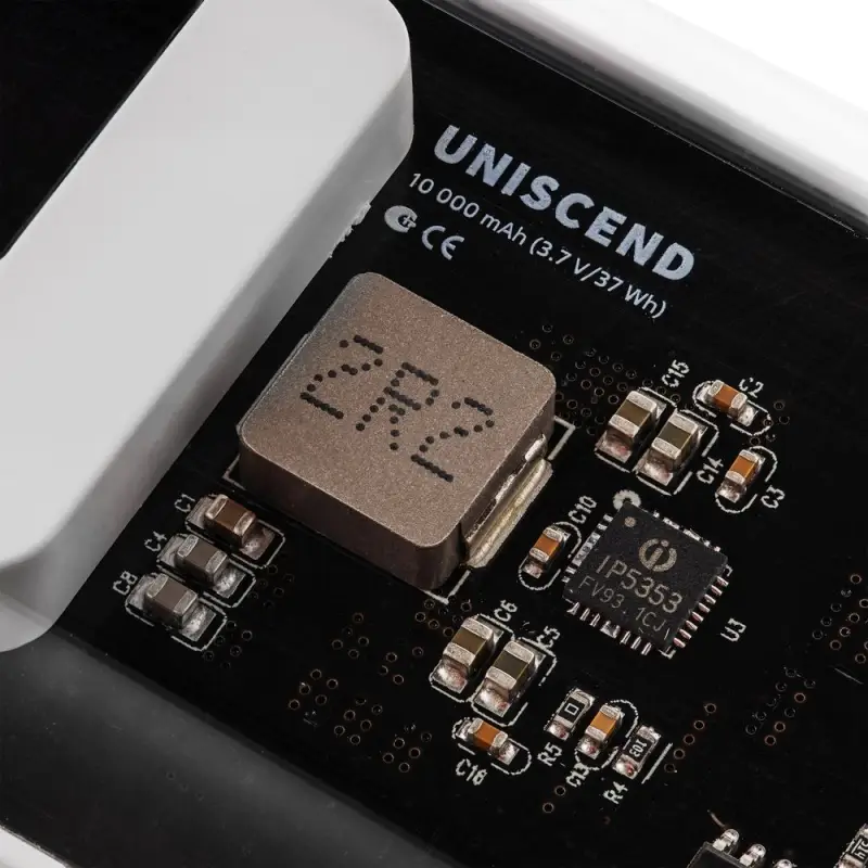 Аккумулятор c быстрой зарядкой Trellis Geek 10000 мАч, белый Аккумулятор c быстрой зарядкой Trellis Geek 10000 мАч, белый