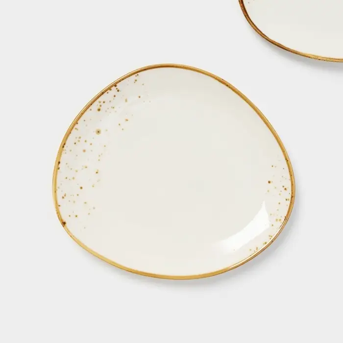 Набор блюд для подачи 2 шт Magistro "Церера" 18х16х1,5 см, цвет белый