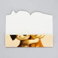Конверт для денег формовой &laquo;Пёсики&raquo;, 17.5&times;10 см