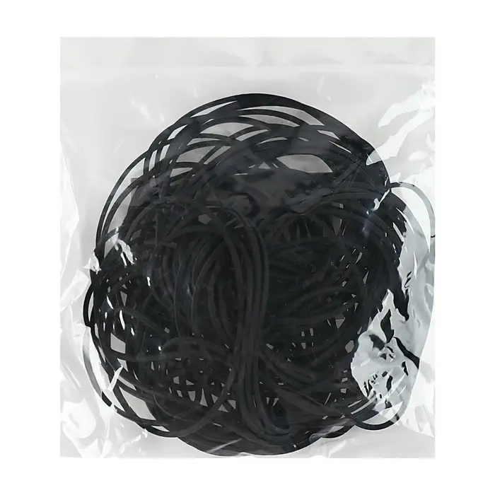 Банковская резинка 60мм  50г deVENTE TOTAL BLACK, черные 4152400