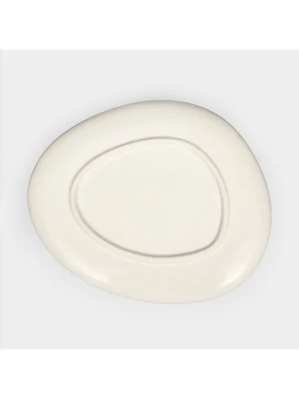 Набор тарелок Керамика ручной работы &laquo;Рестос&raquo;, 4 предмета, Иран, серый