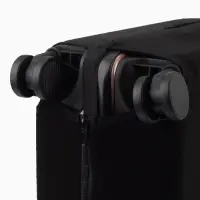 Чехол на чемодан на колёсах, 20" (S), однотонный, чёрный