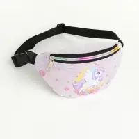 Сумка поясная детская на молнии &laquo;Выбражулька&raquo;, сиреневая