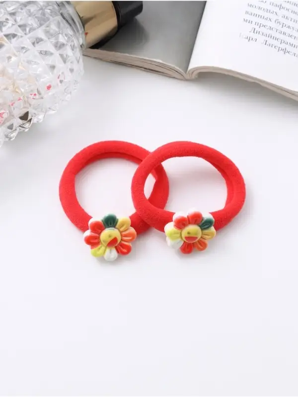 Резинки для волос «Солнышко», набор 2 шт., МИКС