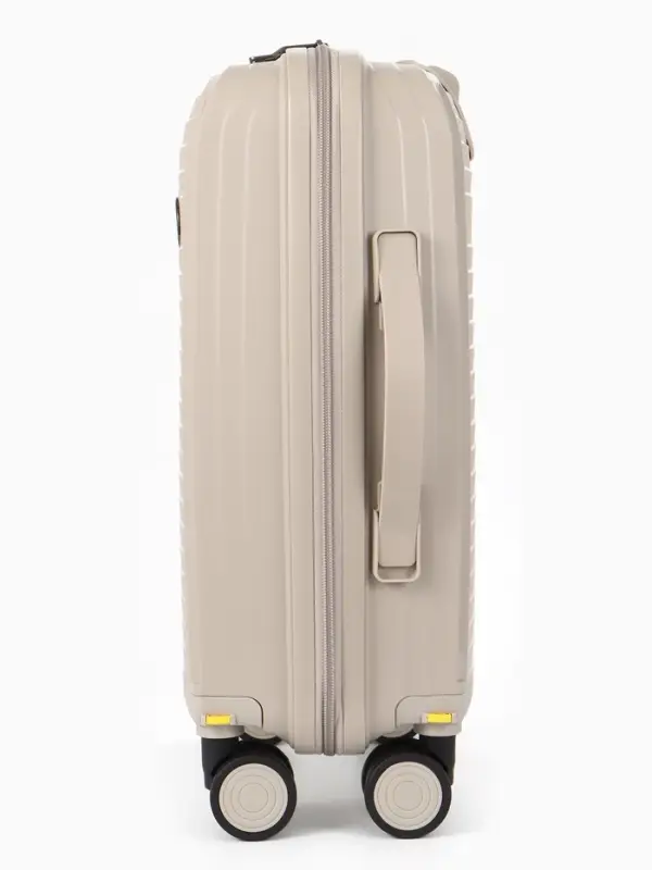 Чемодан на съёмных колёсах, 18", кодовый замок, 33&times;16&times;49 см, светло-бежевый