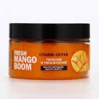 Скраб-слайм для тела Fresh mango boom, питание и увлажнение, с ароматом манго, 250 г, PICO MICO