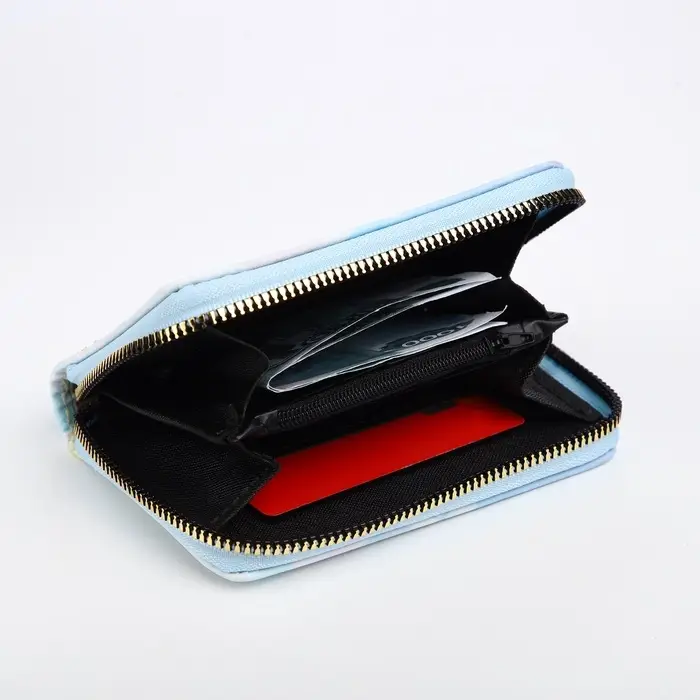 Кошелёк детский на молнии Выбражулька, голубой