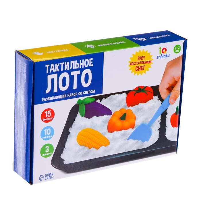 Развивающий набор со снегом «Тактильное лото» Развивающий набор со снегом «Тактильное лото»