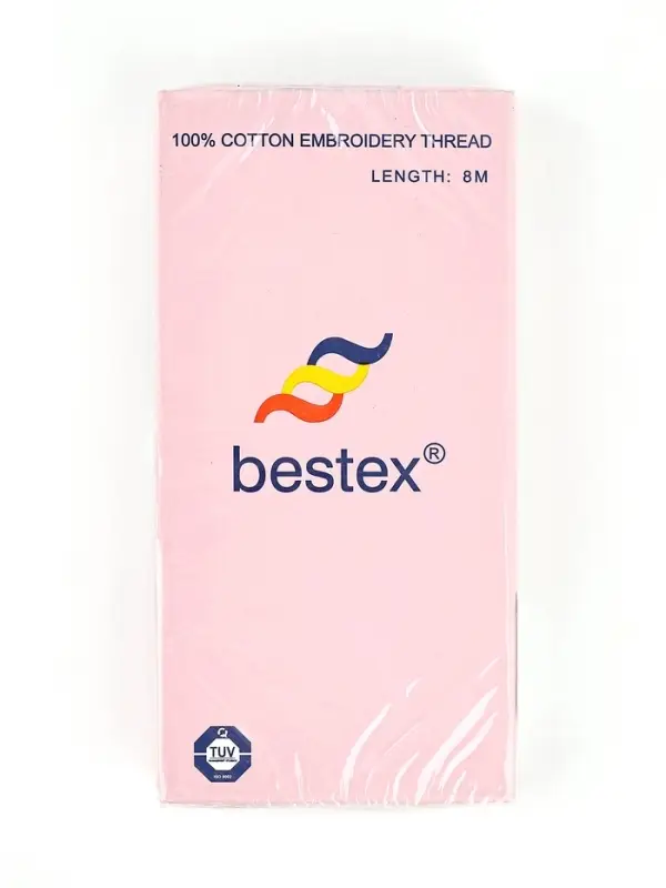 Нитки мулине Bestex, бежевый цвет (803), 24 шт. в уп.