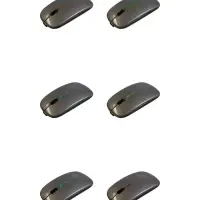 Мышь MB-2.4 беспроводная, оптическая, подсветка, 800-1600 dpi, USB, Bluetooth, серая