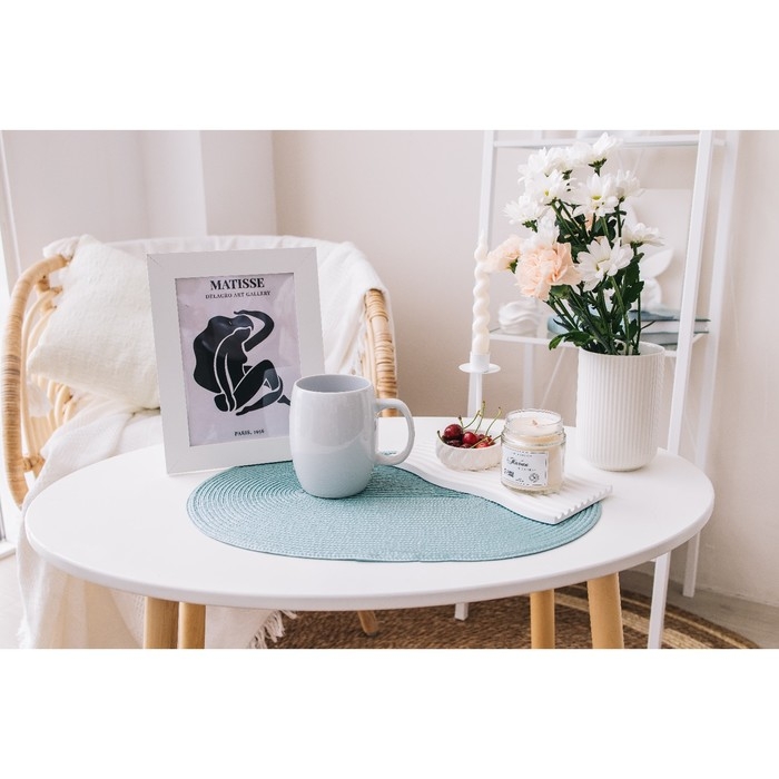 Кружка керамическая Доляна «Классика», 680 мл, 14×10×12,6 см, цвет белый Кружка керамическая Доляна «Классика», 680 мл, 14×10×12,6 см, цвет белый