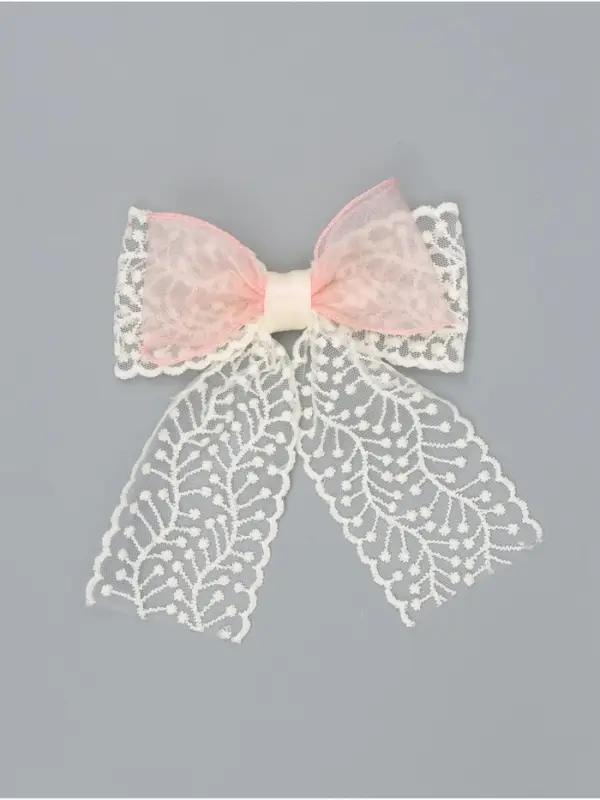 Бант для волос на заколке с вышивкой, Коты аристократы Бант для волос на заколке с вышивкой, Коты аристократы