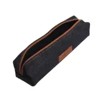 Пенал школьный на молнии Calligrata &laquo;Джинс&raquo;, 1 отделение, текстиль, МИКС