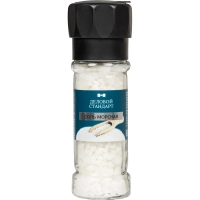 Соль пищевая морская натуральная крупная Деловой Стандарт Мельница 100г