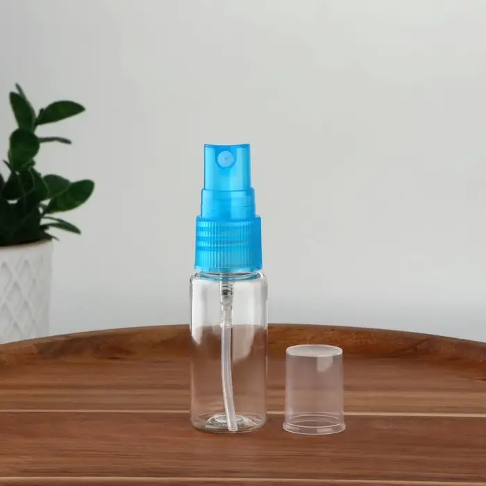 Бутылочка для хранения, с распылителем, 20 мл, МИКС, прозрачная Бутылочка для хранения, с распылителем, 20 мл, МИКС, прозрачная