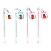 Ручка-прикол Calligrata &laquo;Капибара&raquo;, разные стержня, гелевая, МИКС