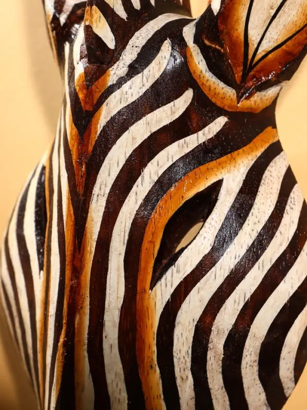 Маска «Зебра», 30 см, албезия, МИКС