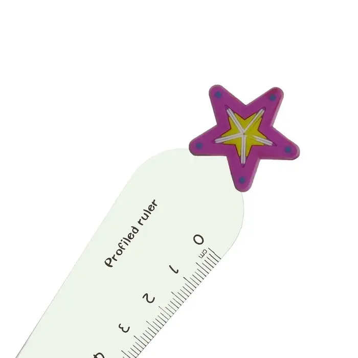 Линейка 12 см Линейка 12 см "Звезда", пластик, МИКС