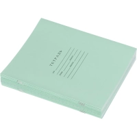 Тетрадь школьная А5 12л ГОЗНАК крупная клетка 60г/м2 зеленая  бел96% уп20шт