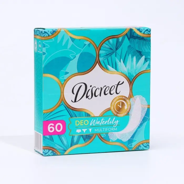 Ежедневные прокладки Discreet Deo Water Lily Multiform, 60 шт.