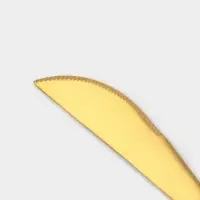 Столовые приборы Magistro &laquo;Фолк&raquo;, 4 предмета, нержавеющая сталь, золотистые, чёрные