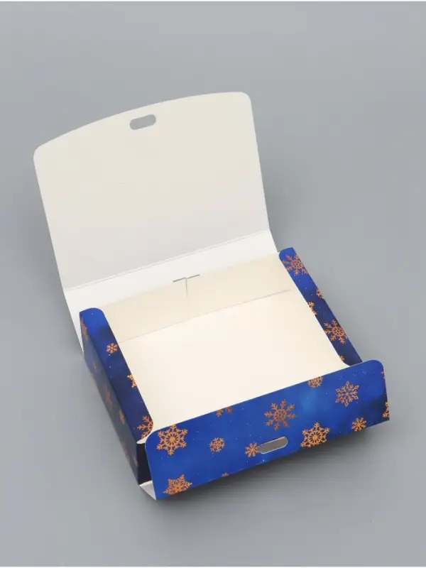 Коробка подарочная новогодняя складная, упаковка &laquo;С Новым годом&raquo;, 16&times;12&times;5 см