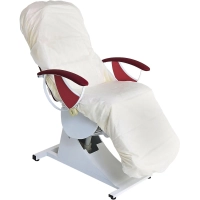 Чехол на кушетку на резинке спанбонд 200x90, белый (10шт/уп)