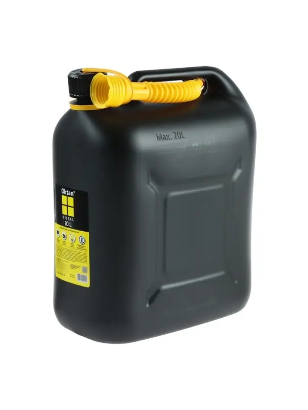 Канистра ГСМ Oktan DIESEL, 20 л, пластиковая, черная