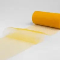 Фатин, 15 см, 23&plusmn;1 м, 11&plusmn;1 г/м&sup2;, тёмно-жёлтый №6