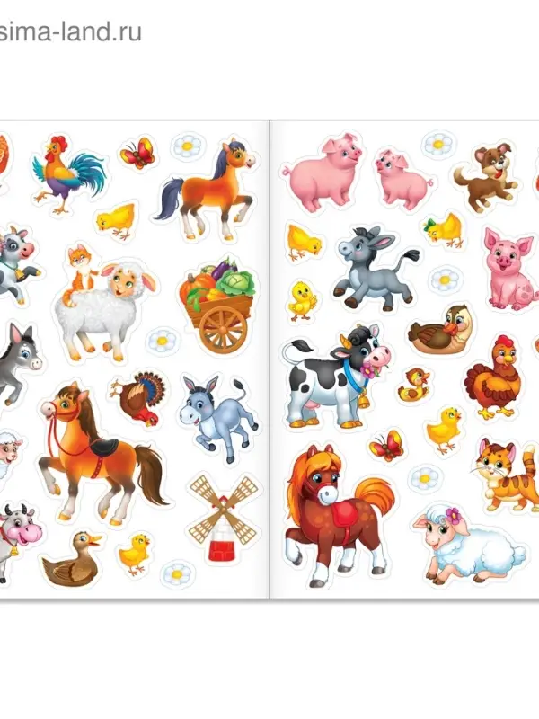 Наклейки многоразовые &laquo;Моя большая ферма&raquo;