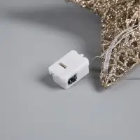 Подвеска световая &laquo;Звезда золотистая&raquo;, 20&times;20&times;5 см, 10 LED, от батареек AG13&times;3, свечение тёплое белое