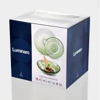 Набор посуды Luminarc &laquo;Луиз&raquo;, 18 предметов, стекло, шартрез