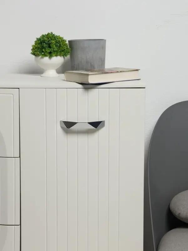 Ручка-скоба CAPPIO EDGE, м/о 128 мм, цвет хром