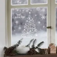 Наклейки на окна многоразовые &laquo;Чудес в Новом году&raquo;, 50&times;70 см