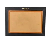 Сувенирное изделие - панно настенное в раме "Карта. Револьвер и корабль" 26х36х5 см