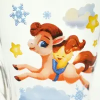 Кружки стеклянные новогодние &laquo;Весёлого праздника. Лошади&raquo;, набор 2 шт.