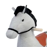 Качалка &laquo;Конь Восток&raquo;, светло - серая, МИКС