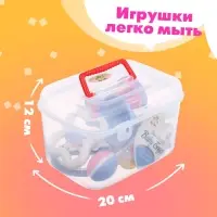 Погремушки с прорезывателями для зубов &laquo;Лаванда&raquo;, набор 8 шт., МИКС