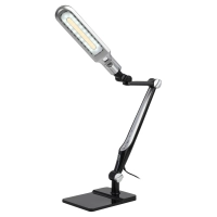 Светильник настольный ЭРА NLED-497-12W-BK светодиодный на струбцине, черный