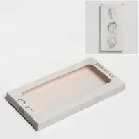 Коробка для шоколада, кондитерская упаковка, &laquo;For you&raquo;, с окном, 17.3&times;8.8&times;1.5 см