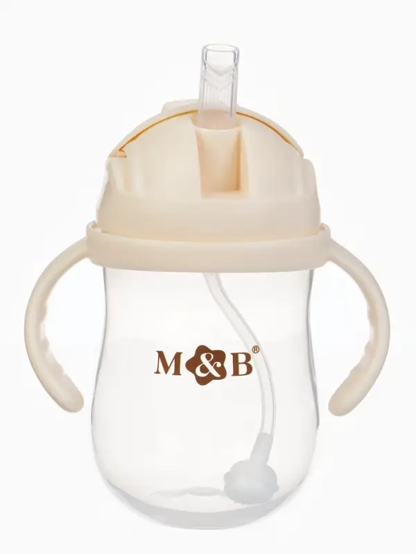 Поильник детский непроливайка с трубочкой M&B, 300 мл.