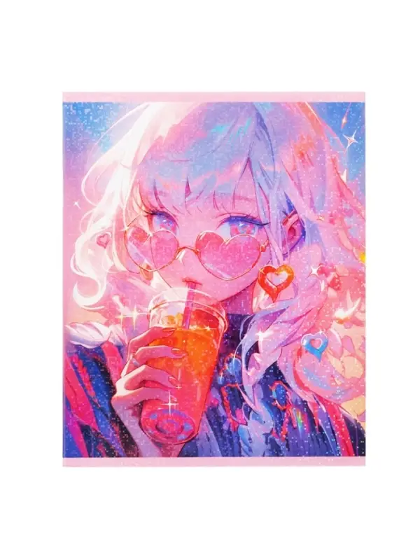 Набор тетрадей, 48 листов в клетку, Calligrata &laquo;В розовых очках&raquo;, серые листы, 5 штук