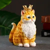 Фигурка полистоун &laquo;Кот Чарльз&raquo;, рыжий, 13&times;10&times;16 см